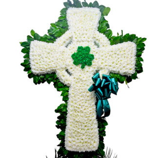 Celtic Cross With Shamrock