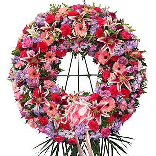 Gracious Lavender Wreath