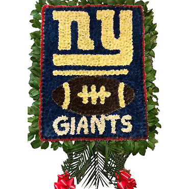 NY Giants With Football