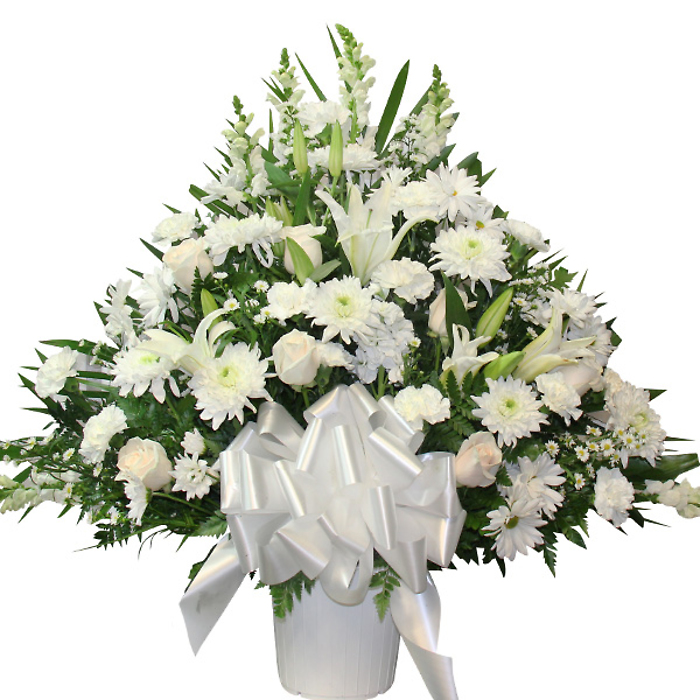 White Elegance Basket