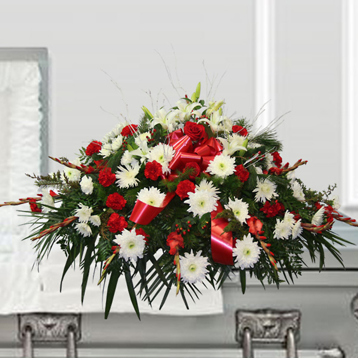 Winter Evergreen Casket